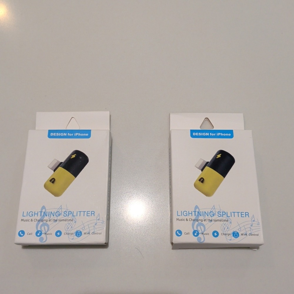 2 Iphone Charger Splitters